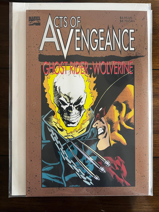 Wolverine Crossover Comics Lot Ghost Rider Punisher (2 Books)