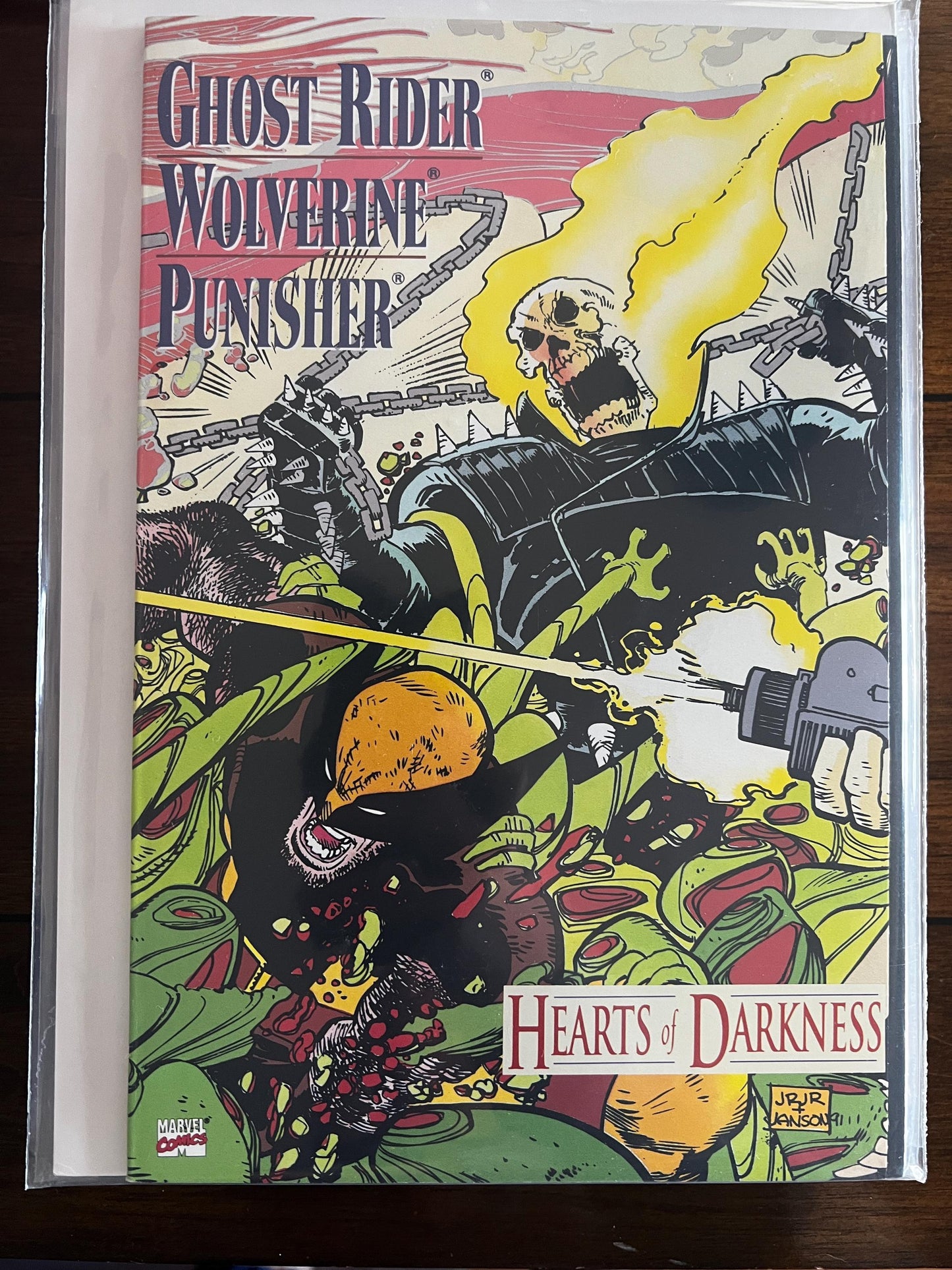 Wolverine Crossover Comics Lot Ghost Rider Punisher (2 Books)