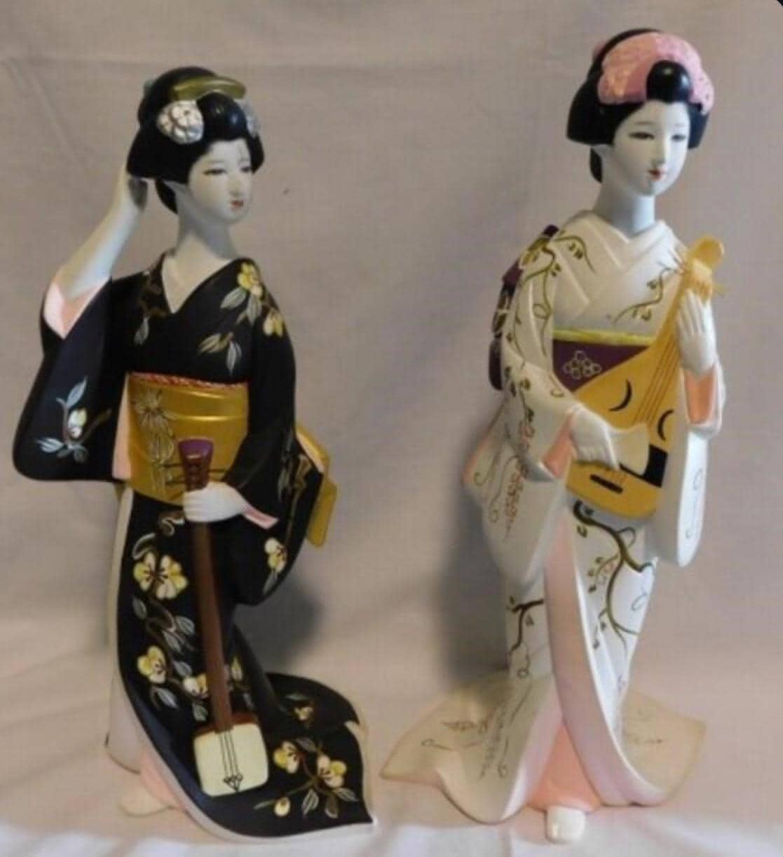 1985 Signed and Numbered Song of the Seasons Hakata Dolls, Summer Maiden and Winter Maiden - Available Individually