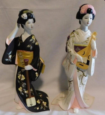 1985 Signed and Numbered Song of the Seasons Hakata Dolls, Summer Maiden and Winter Maiden - Available Individually