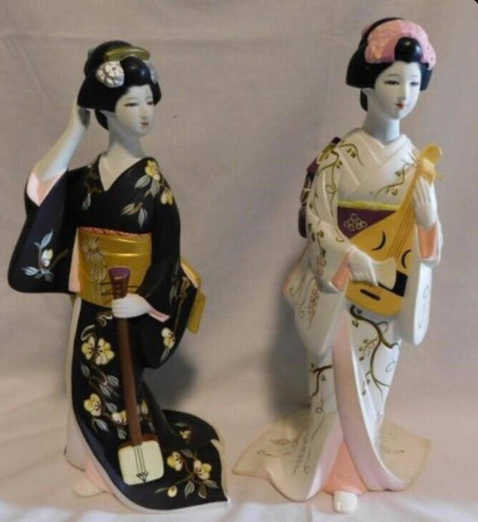 1985 Signed and Numbered Song of the Seasons Hakata Dolls, Summer Maiden and Winter Maiden - Available Individually