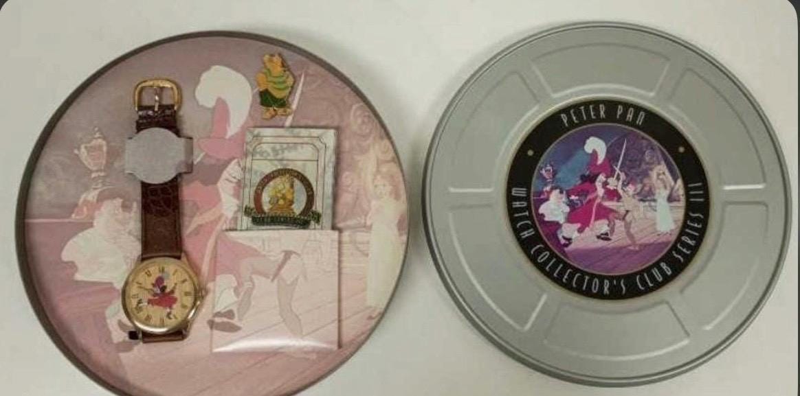 Walt Disney Watch Club Collector Series 3 Peter Pan LE7500 W/pin