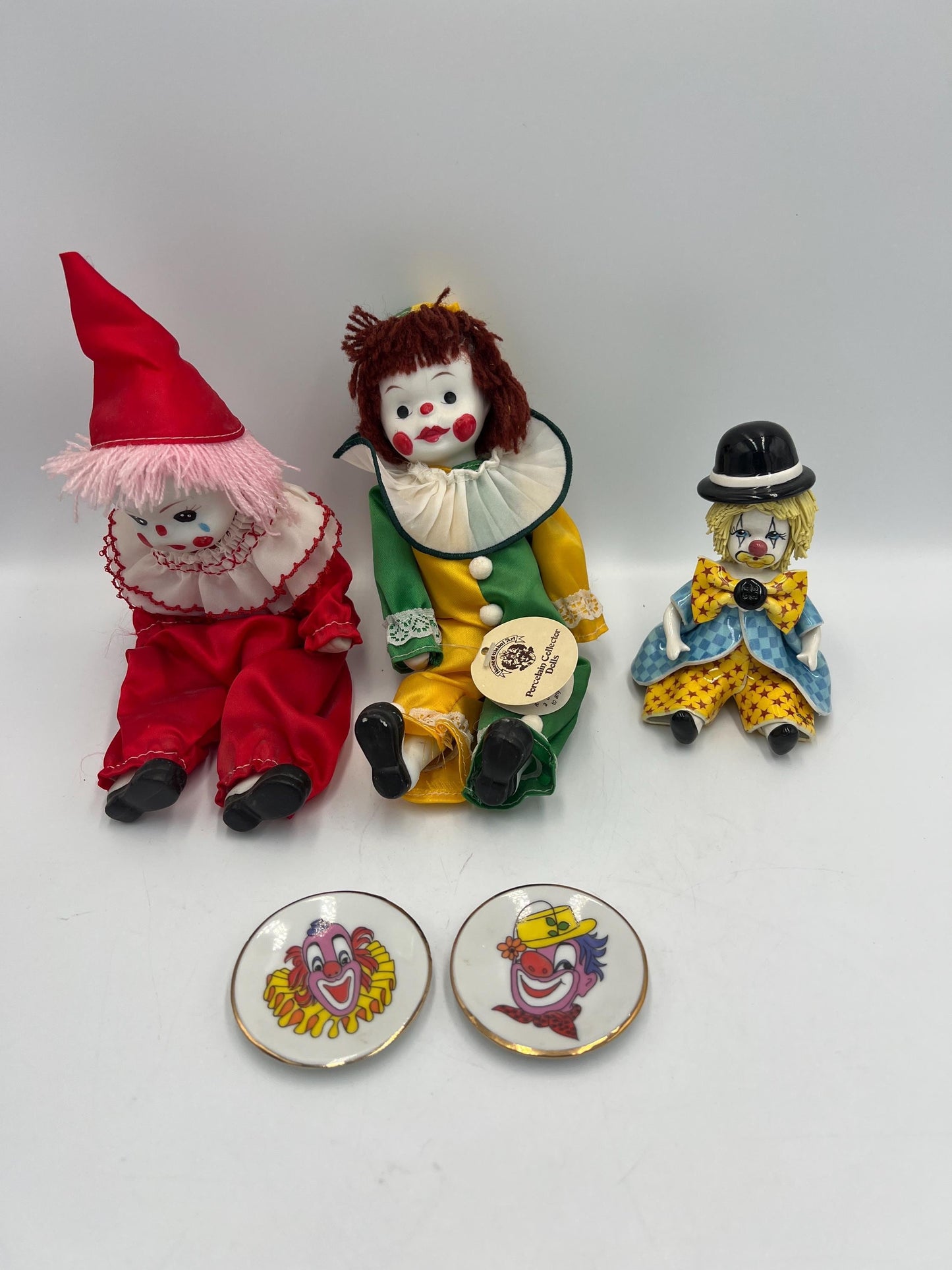 Vintage Clown Figurine Collection | Zampiva and More | Porcelain & Ceramic Circus Clowns | Sold Individually