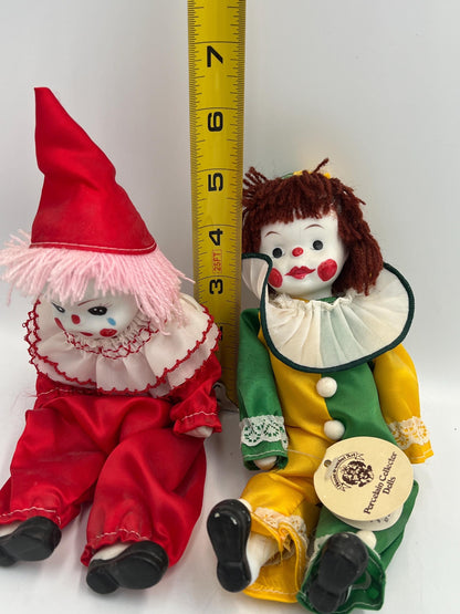 Vintage Clown Figurine Collection | Zampiva and More | Porcelain & Ceramic Circus Clowns | Sold Individually