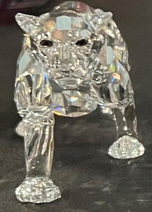Swarovski Tiger and Leopard, Retired African Wildlife Crystal Collectible, Unboxed, Your Choice
