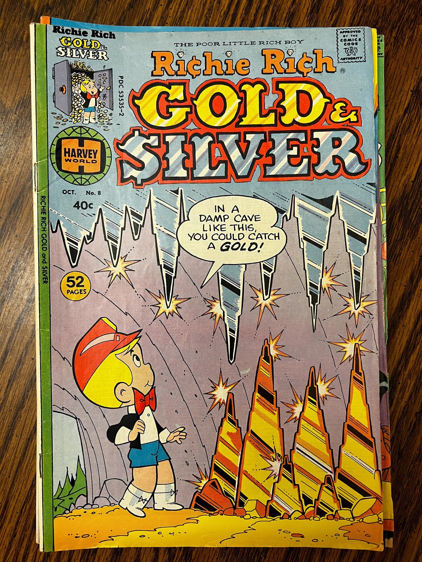 Richie Rich Adventure, Gems & Mystery Lot – Vintage Harvey Comics