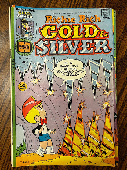 Richie Rich Adventure, Gems & Mystery Lot – Vintage Harvey Comics