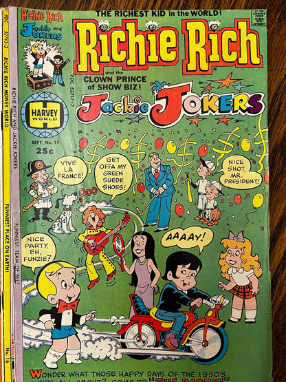 Richie Rich Adventure, Gems & Mystery Lot – Vintage Harvey Comics