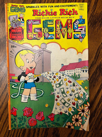 Richie Rich Adventure, Gems & Mystery Lot – Vintage Harvey Comics