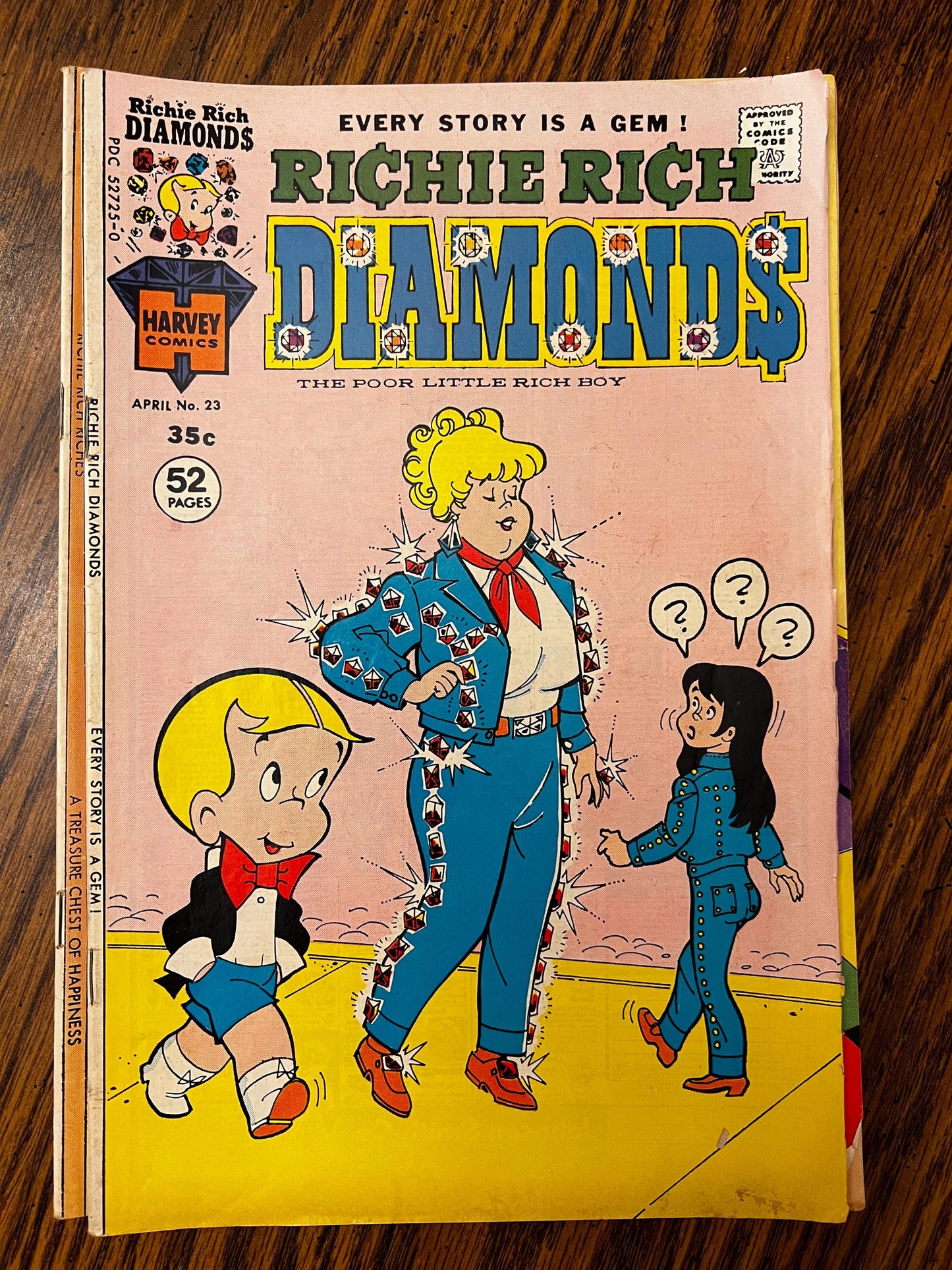 Richie Rich Adventure, Gems & Mystery Lot – Vintage Harvey Comics