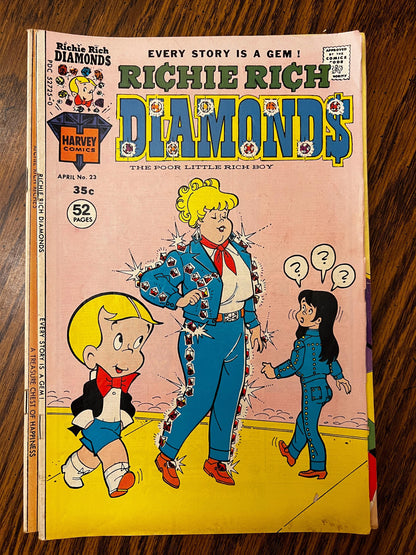 Richie Rich Adventure, Gems & Mystery Lot – Vintage Harvey Comics