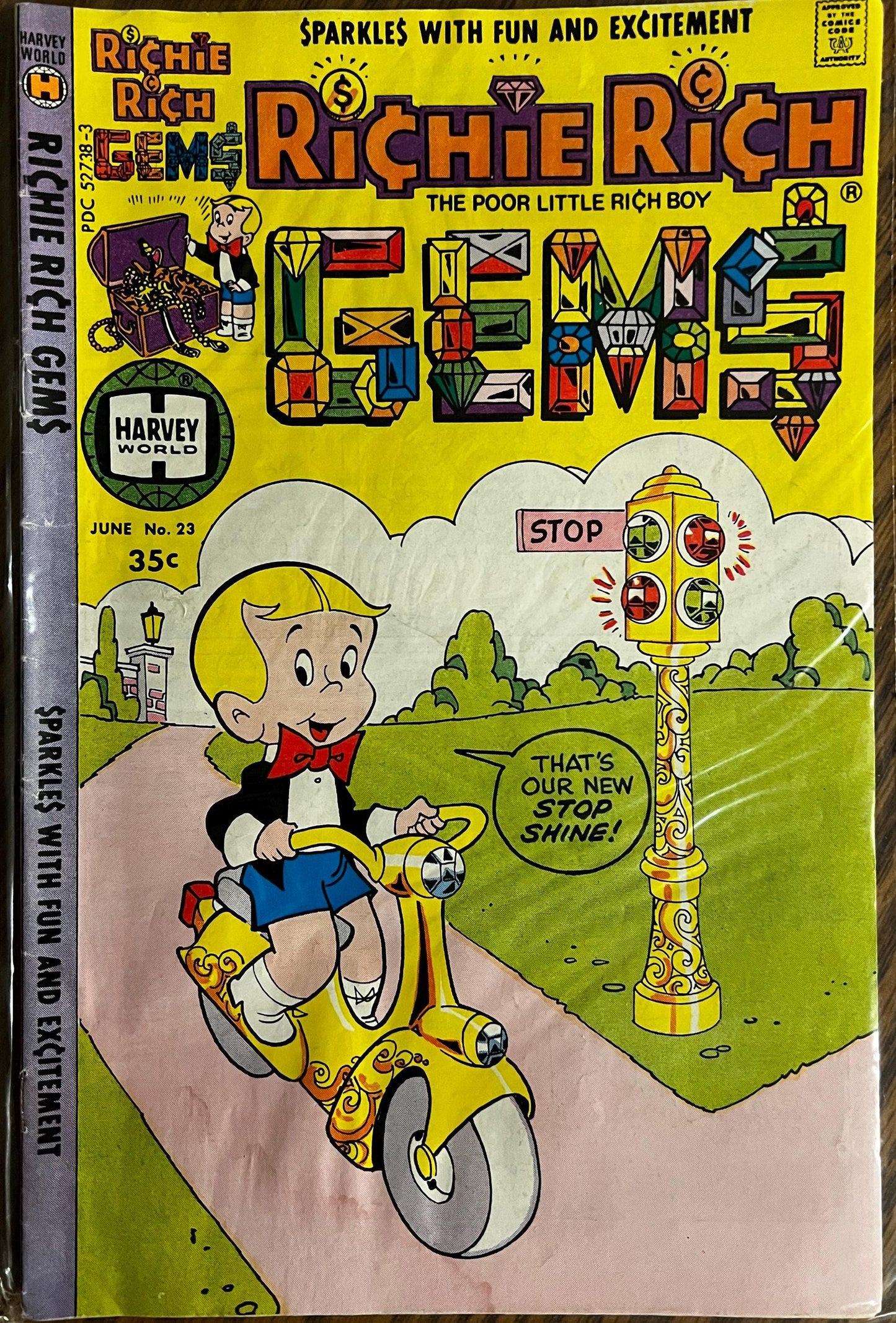 Richie Rich Adventure, Gems & Mystery Lot – Vintage Harvey Comics