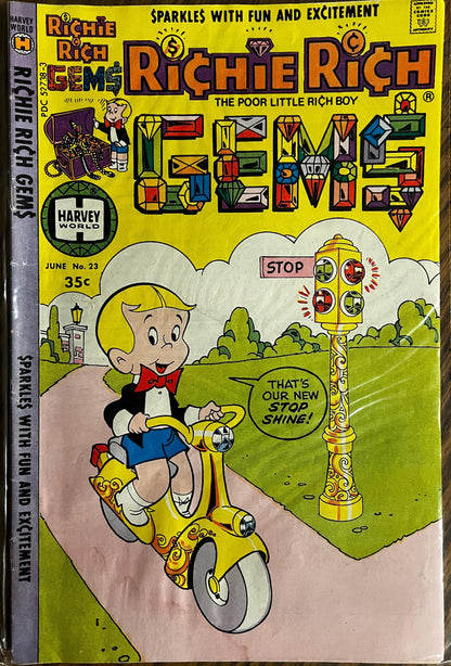 Richie Rich Adventure, Gems & Mystery Lot – Vintage Harvey Comics