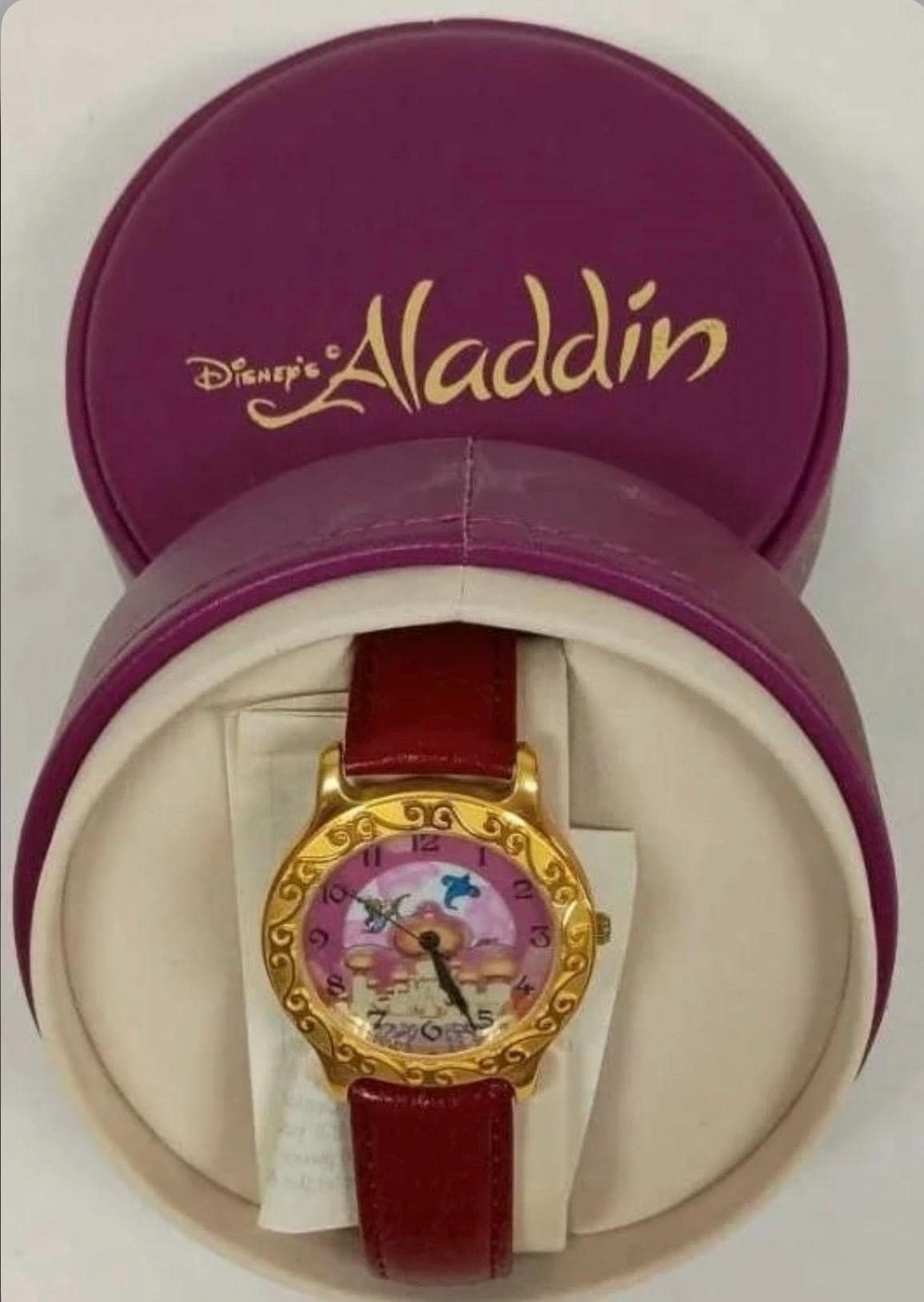 Aladdin Watch by Pedre - New - Never Used - CoA Included - Disney Watch 1990s Vintage