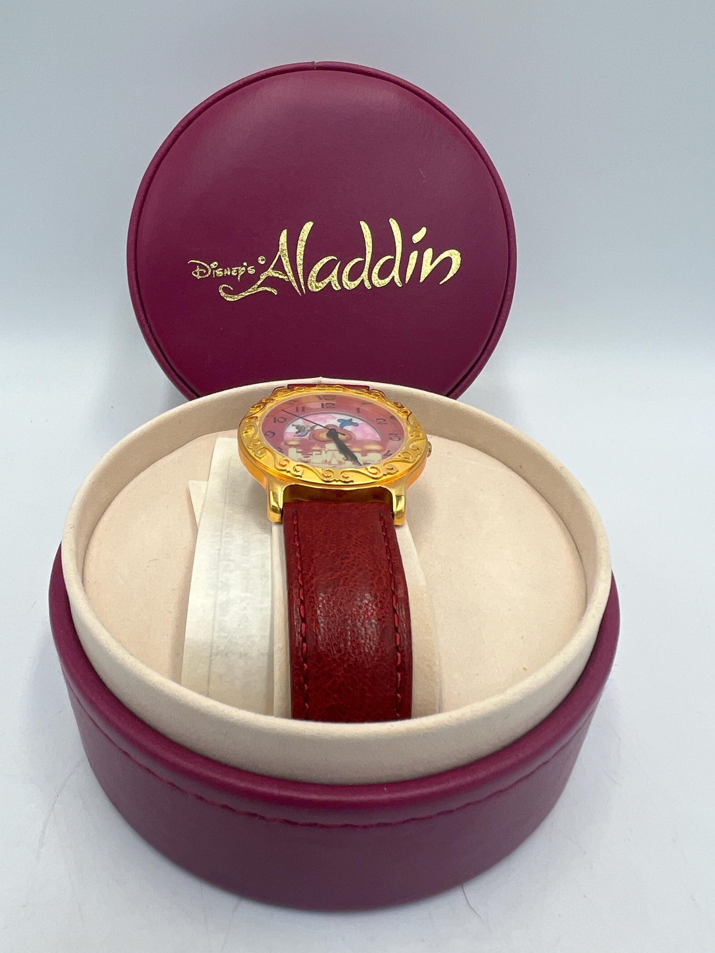 Aladdin Watch by Pedre - New - Never Used - CoA Included - Disney Watch 1990s Vintage