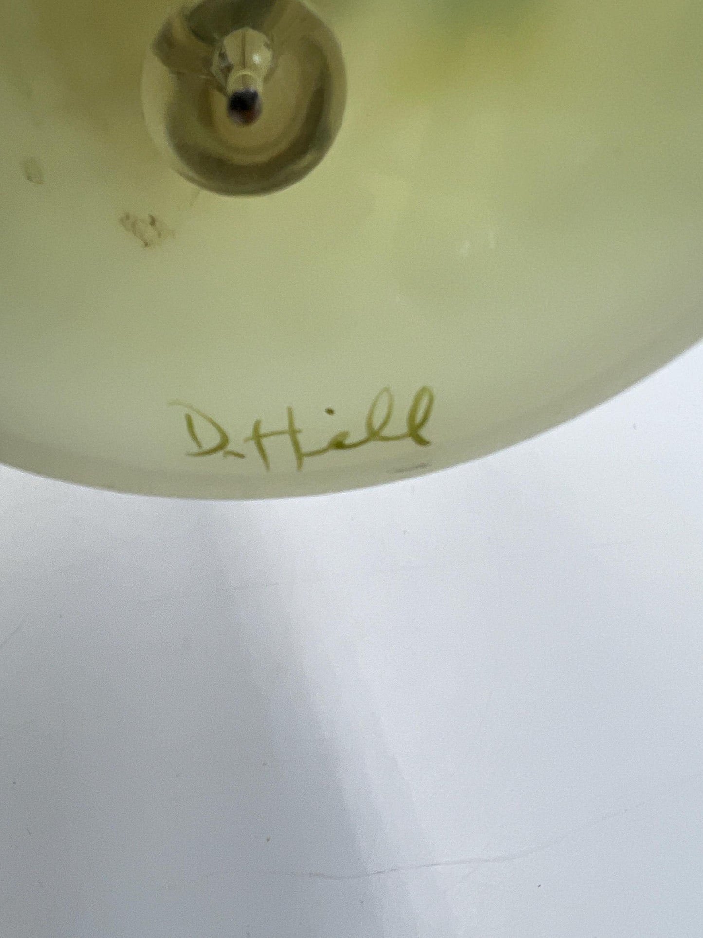 Fenton Uranium Custard Satin Glass Bell, signed, Your choice