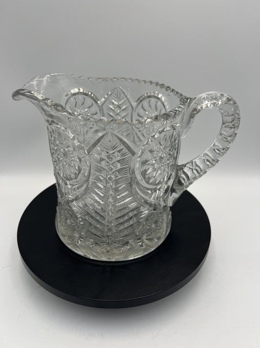 EAPG Riverside Glass Sawtooth Pitcher