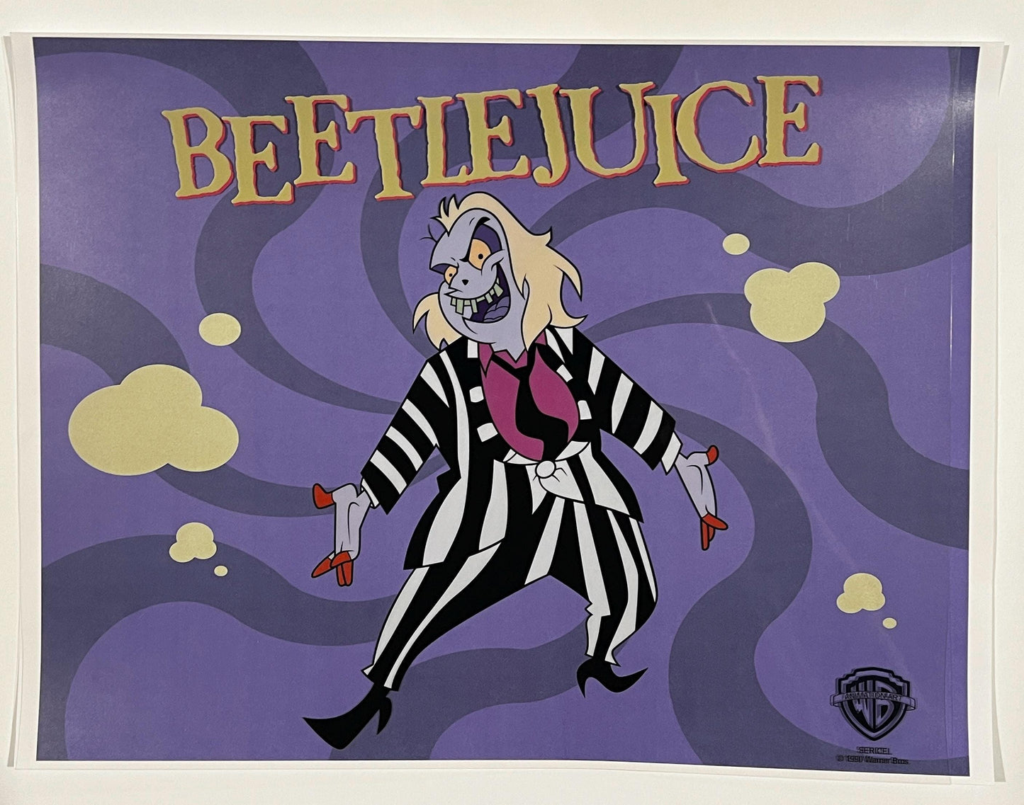 Rare 1997 Beetlejuice Animated Series Sericel | Warner Bros. Limited Edition Serigraph | 90s Nostalgia Animation Art