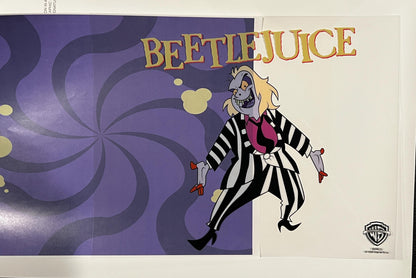 Rare 1997 Beetlejuice Animated Series Sericel | Warner Bros. Limited Edition Serigraph | 90s Nostalgia Animation Art