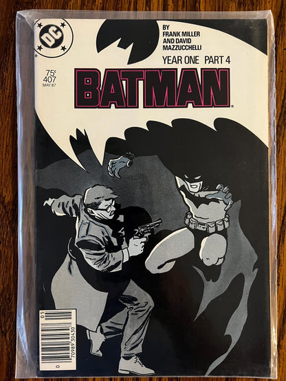 BATMAN: "YEAR ONE" Complete Set (404, 405, 406, 407) + Lead-in #403! - Frank Miller - High Grade!