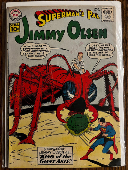 5-Comic Silver Age SUPERMAN FAMILY Lot - Lois Lane & Jimmy Olsen - 10c and 12c 1960s DC!
