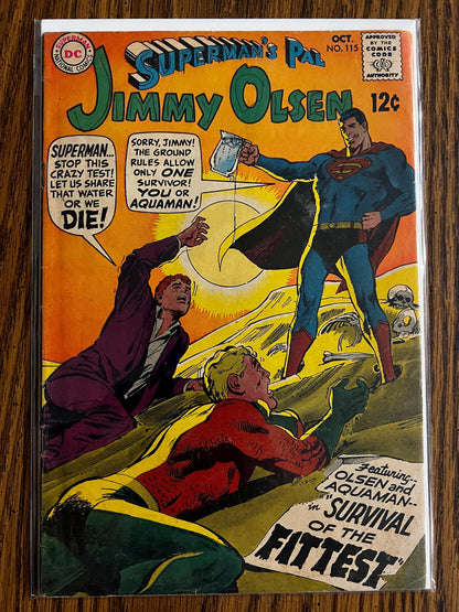 5-Comic Silver Age SUPERMAN FAMILY Lot - Lois Lane & Jimmy Olsen - 10c and 12c 1960s DC!
