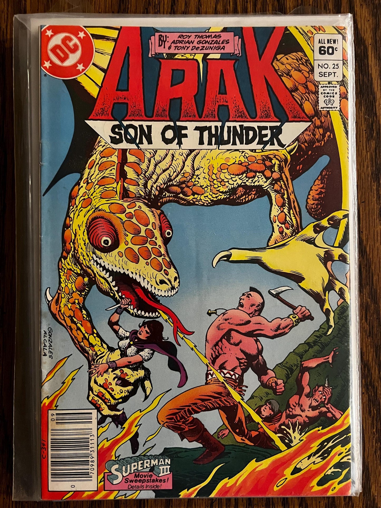 7-Comic Bronze Age DC "Sword & Sorcery" Lot - 4x ARAK Son of Thunder and 3x The Warlord - High Grade!