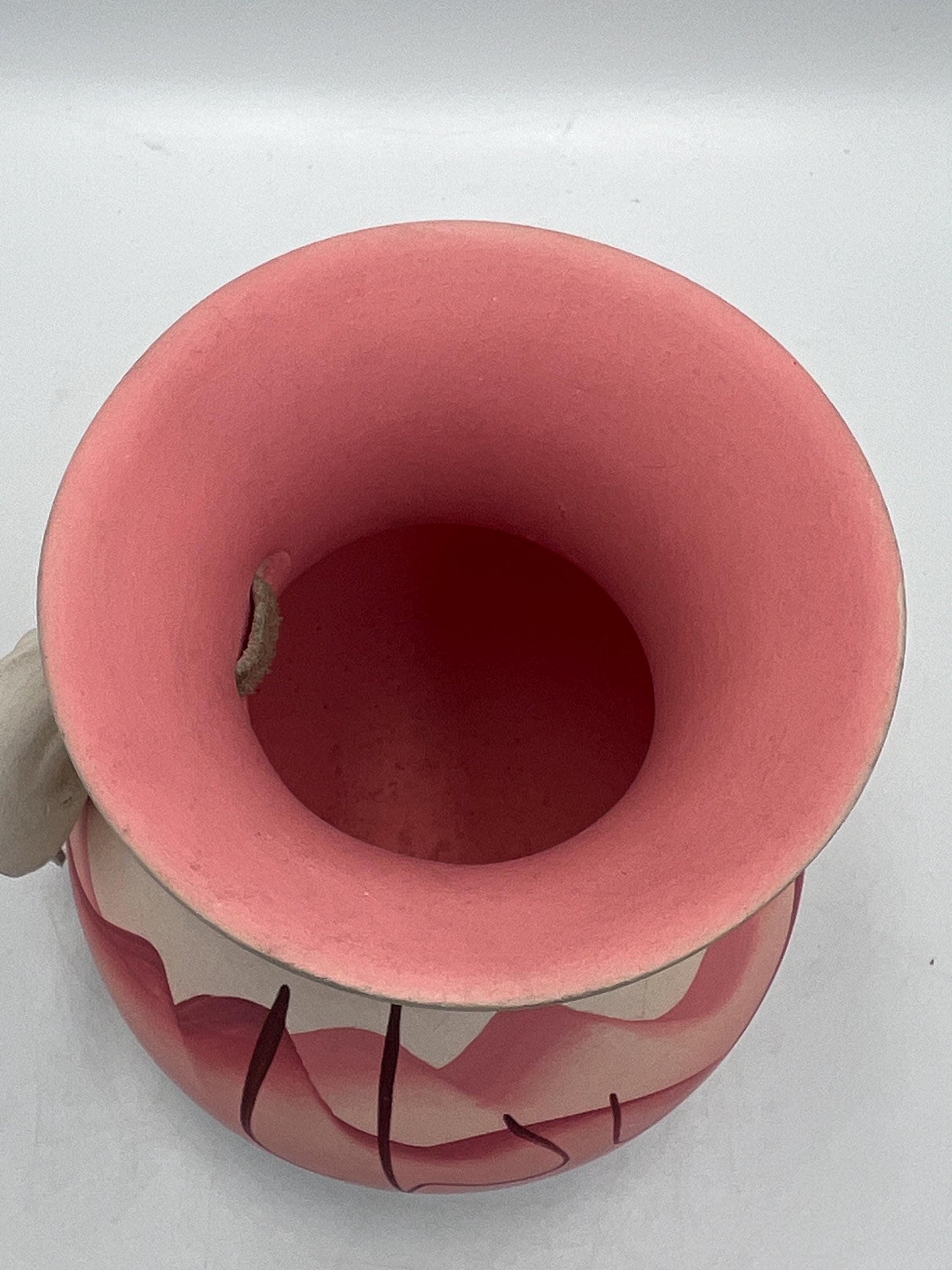 Navajo pottery Vase, Beautiful pastel coloring, Signed