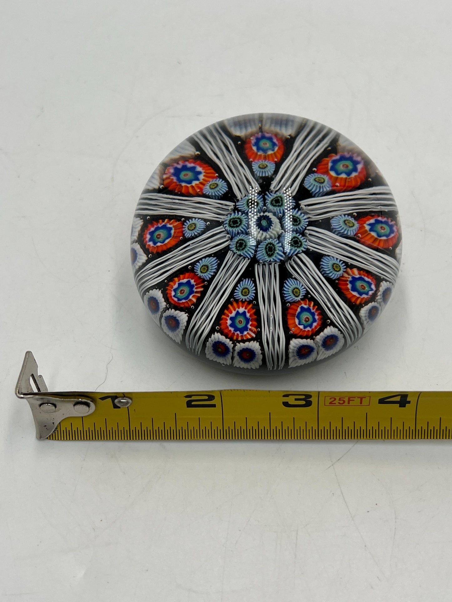 Vintage Glass Millefiori and Unique Large Swirl Paperweights: Handcrafted Collectible Art. Your choice