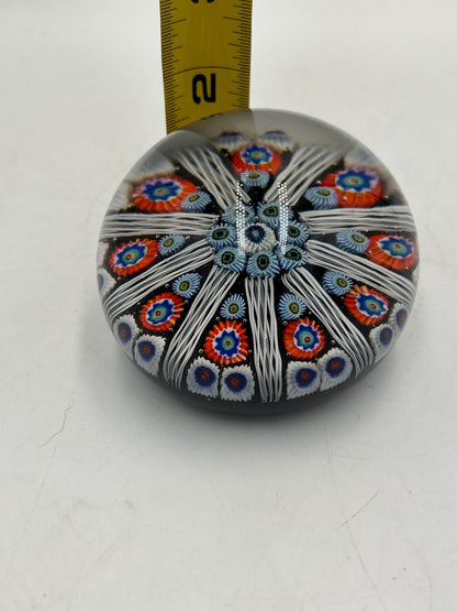 Vintage Glass Millefiori and Unique Large Swirl Paperweights: Handcrafted Collectible Art. Your choice
