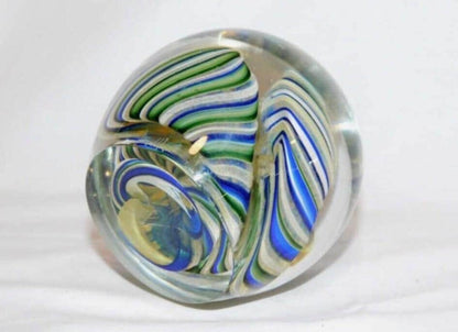 Vintage Glass Millefiori and Unique Large Swirl Paperweights: Handcrafted Collectible Art. Your choice