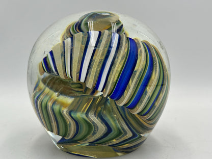 Vintage Glass Millefiori and Unique Large Swirl Paperweights: Handcrafted Collectible Art. Your choice
