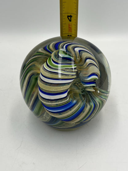 Vintage Glass Millefiori and Unique Large Swirl Paperweights: Handcrafted Collectible Art. Your choice