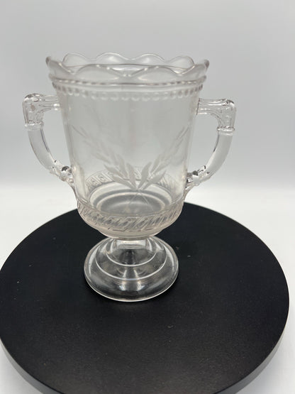 EAPG Dot and Dash Glass from Central Glass Co / 1880s