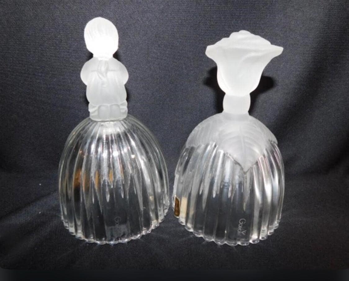 Glass Bells Your Choice! Goebel Annual 1978. Goebel Happy Birthday. Sasaki Dinner Bell. German Lead Crystal.