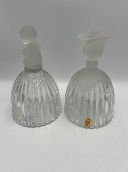 Glass Bells Your Choice! Goebel Annual 1978. Goebel Happy Birthday. Sasaki Dinner Bell. German Lead Crystal.