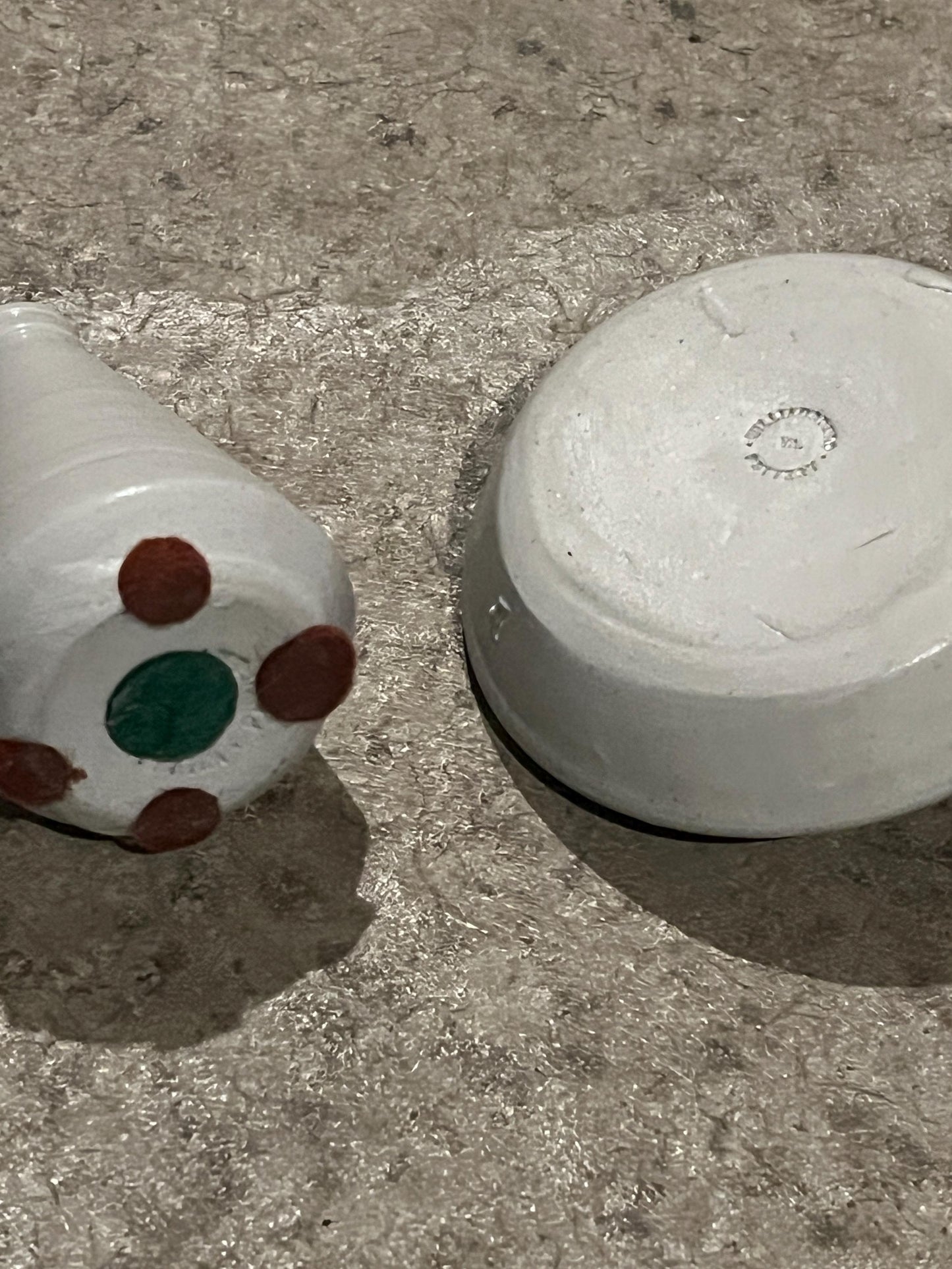 Ceramic Williamsburg Pottery Set Salt Glazed Candlestick Holders and Bud Vase - 3pc lot