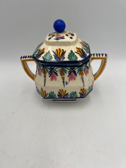 Quimper Faience Set 27 pcs plus Misc items - Bowls - Containers - Plates - Creamer - Sugar