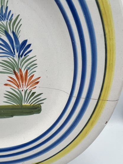 Quimper Faience Set 27 pcs plus Misc items - Bowls - Containers - Plates - Creamer - Sugar