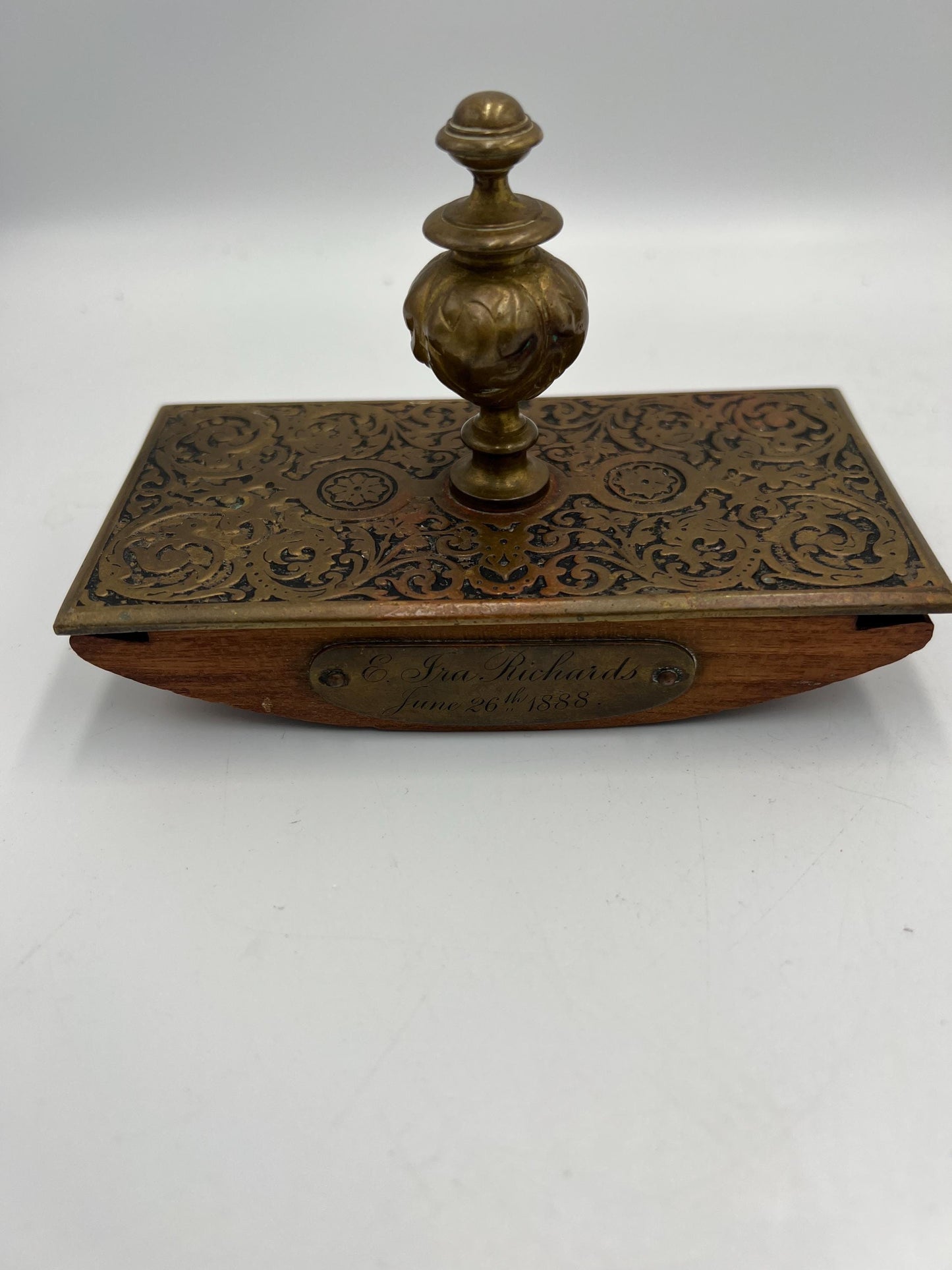 Ink Blotters, Shriners Camel and Personalized 1888 Rocker Blotter