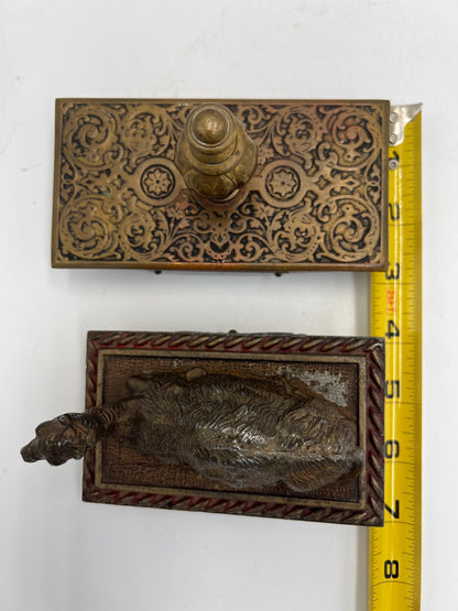 Ink Blotters, Shriners Camel and Personalized 1888 Rocker Blotter