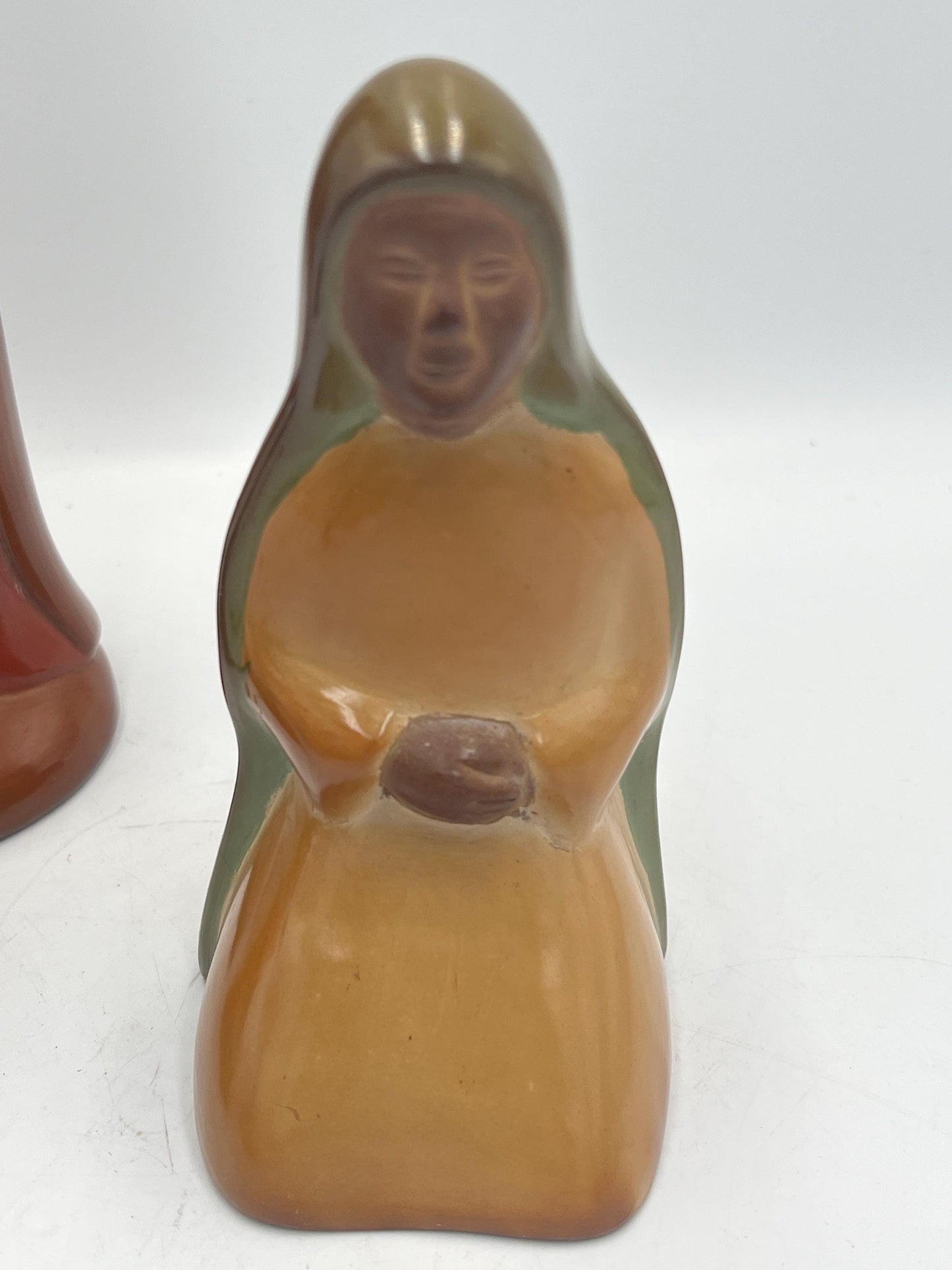 Chulucanas Elongated Style Nativity Set/7 pieces - Jesus - Mary - Joseph - Lamb - Wise Men