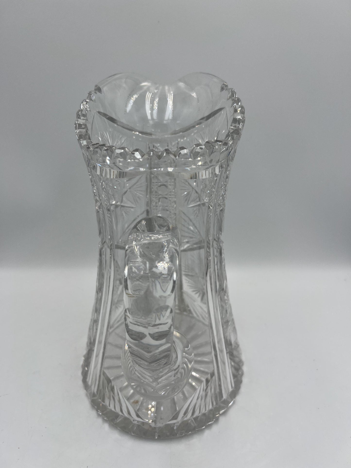 Antique American Brilliant Period (ABP) Cut Glass Pitcher