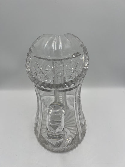 Antique American Brilliant Period (ABP) Cut Glass Pitcher