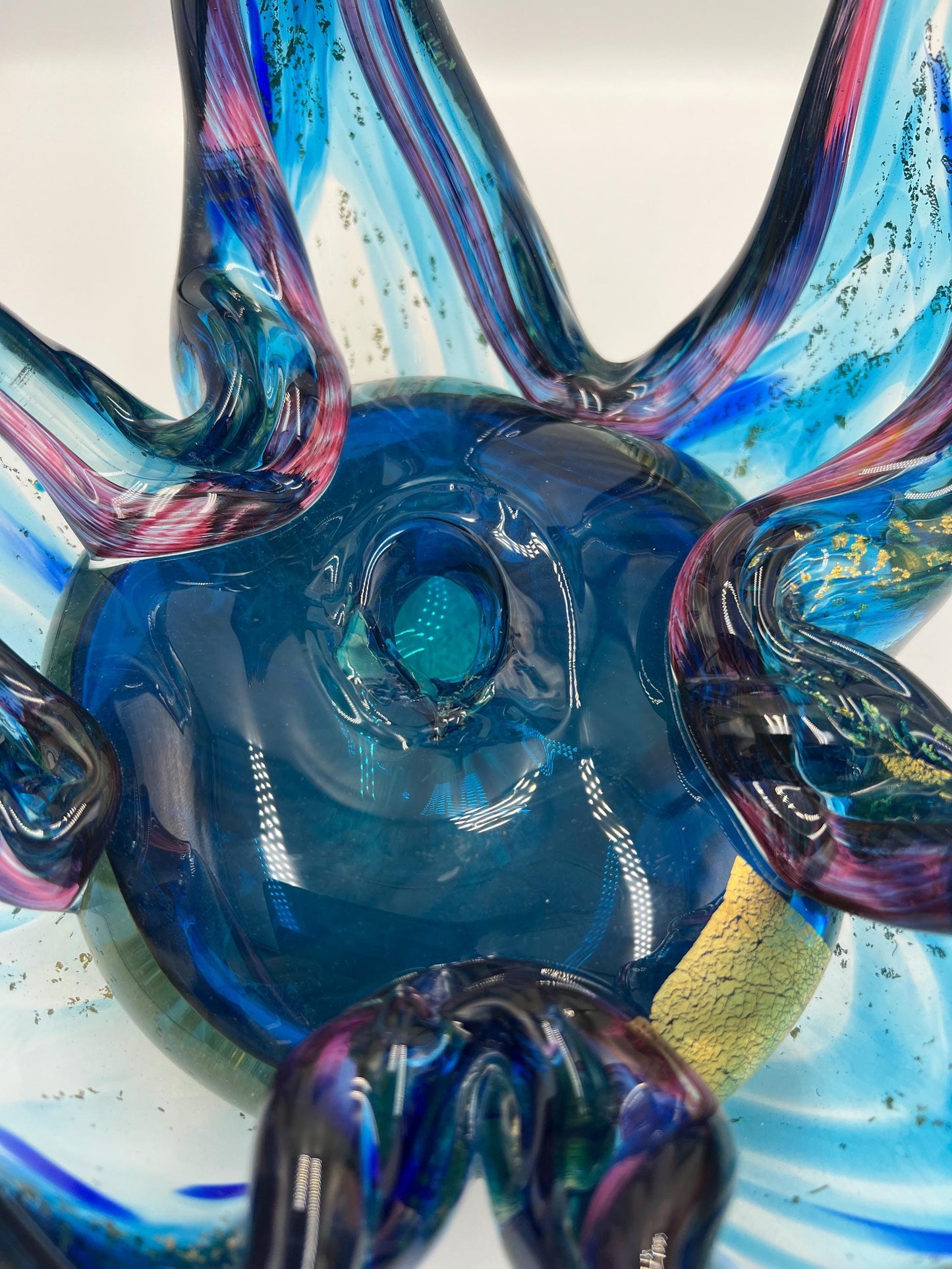 Jelly Fish Glass Sculpture One of a Kind Original by Catherine Rahn