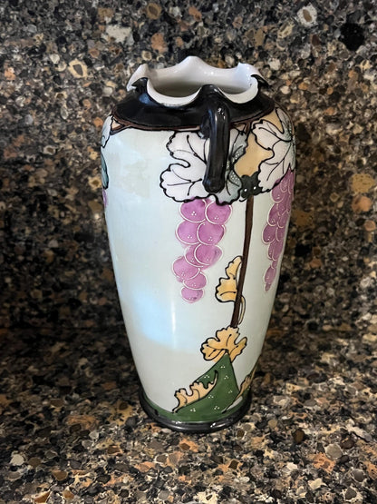 Vintage Nippon Hand Painted Vase