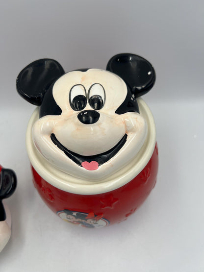 Mickey Mouse Cookie Jar Without Original Lid