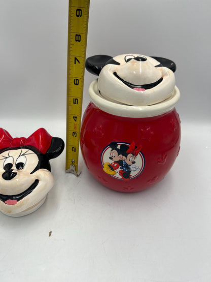 Mickey Mouse Cookie Jar Without Original Lid
