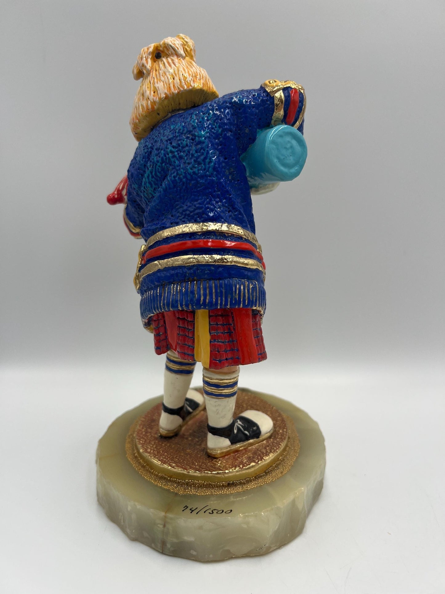 Ron Lee Clown Statue - Signed, Numbered, Onyx Base