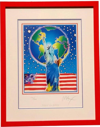 Peter Max, Peace on Earth, Limited Edition Serigraph